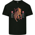 Chinese Zodiac Shengxiao Year of the Pig Mens Cotton T-Shirt Tee Top Black