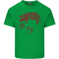 Chinese Zodiac Shengxiao Year of the Pig Mens Cotton T-Shirt Tee Top Irish Green