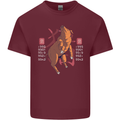 Chinese Zodiac Shengxiao Year of the Pig Mens Cotton T-Shirt Tee Top Maroon