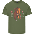 Chinese Zodiac Shengxiao Year of the Pig Mens Cotton T-Shirt Tee Top Military Green