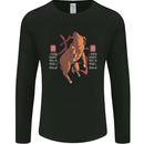 Chinese Zodiac Shengxiao Year of the Pig Mens Long Sleeve T-Shirt Black