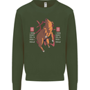 Chinese Zodiac Shengxiao Year of the Pig Mens Sweatshirt Jumper Forest Green