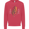 Chinese Zodiac Shengxiao Year of the Pig Mens Sweatshirt Jumper Heliconia