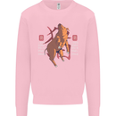 Chinese Zodiac Shengxiao Year of the Pig Mens Sweatshirt Jumper Light Pink