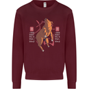 Chinese Zodiac Shengxiao Year of the Pig Mens Sweatshirt Jumper Maroon