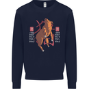 Chinese Zodiac Shengxiao Year of the Pig Mens Sweatshirt Jumper Navy Blue