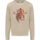 Chinese Zodiac Shengxiao Year of the Pig Mens Sweatshirt Jumper Sand