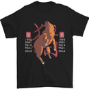 Chinese Zodiac Shengxiao Year of the Pig Mens T-Shirt Cotton Gildan Black