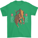 Chinese Zodiac Shengxiao Year of the Pig Mens T-Shirt Cotton Gildan Irish Green