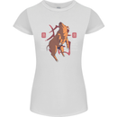 Chinese Zodiac Shengxiao Year of the Pig Womens Petite Cut T-Shirt White