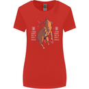 Chinese Zodiac Shengxiao Year of the Pig Womens Wider Cut T-Shirt Red