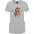 Chinese Zodiac Shengxiao Year of the Pig Womens Wider Cut T-Shirt Sports Grey