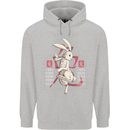 Chinese Zodiac Shengxiao Year of the Rabbit Childrens Kids Hoodie Sports Grey