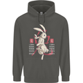 Chinese Zodiac Shengxiao Year of the Rabbit Childrens Kids Hoodie Storm Grey