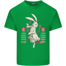 Chinese Zodiac Shengxiao Year of the Rabbit Kids T-Shirt Childrens Irish Green