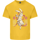 Chinese Zodiac Shengxiao Year of the Rabbit Kids T-Shirt Childrens Yellow