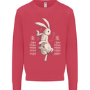 Chinese Zodiac Shengxiao Year of the Rabbit Mens Sweatshirt Jumper Heliconia