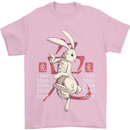 Chinese Zodiac Shengxiao Year of the Rabbit Mens T-Shirt Cotton Gildan Light Pink