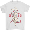Chinese Zodiac Shengxiao Year of the Rabbit Mens T-Shirt Cotton Gildan White