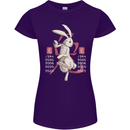 Chinese Zodiac Shengxiao Year of the Rabbit Womens Petite Cut T-Shirt Purple