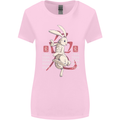 Chinese Zodiac Shengxiao Year of the Rabbit Womens Wider Cut T-Shirt Light Pink