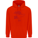 Chinese Zodiac Shengxiao Year of the Rat Childrens Kids Hoodie Bright Red