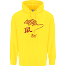 Chinese Zodiac Shengxiao Year of the Rat Childrens Kids Hoodie Yellow