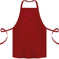 Chinese Zodiac Shengxiao Year of the Rat Cotton Apron 100% Organic Maroon