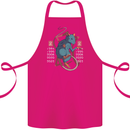 Chinese Zodiac Shengxiao Year of the Rat Cotton Apron 100% Organic Pink
