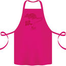 Chinese Zodiac Shengxiao Year of the Rat Cotton Apron 100% Organic Pink