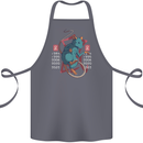 Chinese Zodiac Shengxiao Year of the Rat Cotton Apron 100% Organic Steel