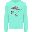 Chinese Zodiac Shengxiao Year of the Rat Kids Sweatshirt Jumper Peppermint
