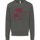 Chinese Zodiac Shengxiao Year of the Rat Kids Sweatshirt Jumper Storm Grey