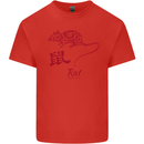 Chinese Zodiac Shengxiao Year of the Rat Kids T-Shirt Childrens Red
