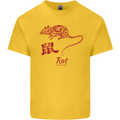 Chinese Zodiac Shengxiao Year of the Rat Kids T-Shirt Childrens Yellow