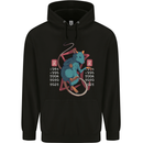 Chinese Zodiac Shengxiao Year of the Rat Mens 80% Cotton Hoodie Black