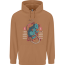 Chinese Zodiac Shengxiao Year of the Rat Mens 80% Cotton Hoodie Caramel Latte