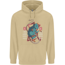 Chinese Zodiac Shengxiao Year of the Rat Mens 80% Cotton Hoodie Sand