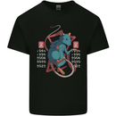 Chinese Zodiac Shengxiao Year of the Rat Mens Cotton T-Shirt Tee Top Black
