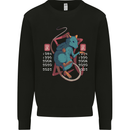Chinese Zodiac Shengxiao Year of the Rat Mens Sweatshirt Jumper Black