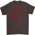 Chinese Zodiac Shengxiao Year of the Rat Mens T-Shirt Cotton Gildan Dark Chocolate