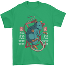 Chinese Zodiac Shengxiao Year of the Rat Mens T-Shirt Cotton Gildan Irish Green