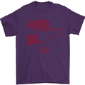 Chinese Zodiac Shengxiao Year of the Rat Mens T-Shirt Cotton Gildan Purple