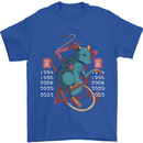 Chinese Zodiac Shengxiao Year of the Rat Mens T-Shirt Cotton Gildan Royal Blue
