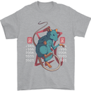 Chinese Zodiac Shengxiao Year of the Rat Mens T-Shirt Cotton Gildan Sports Grey