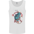 Chinese Zodiac Shengxiao Year of the Rat Mens Vest Tank Top White