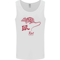 Chinese Zodiac Shengxiao Year of the Rat Mens Vest Tank Top White