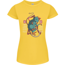 Chinese Zodiac Shengxiao Year of the Rat Womens Petite Cut T-Shirt Yellow