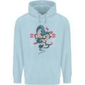 Chinese Zodiac Shengxiao Year of the Snake Childrens Kids Hoodie Light Blue