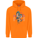 Chinese Zodiac Shengxiao Year of the Snake Childrens Kids Hoodie Orange